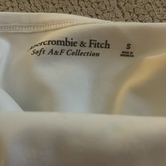 Abercrombie & Fitch Size Small, White Halter Bodysuit - Picture 2 of 4